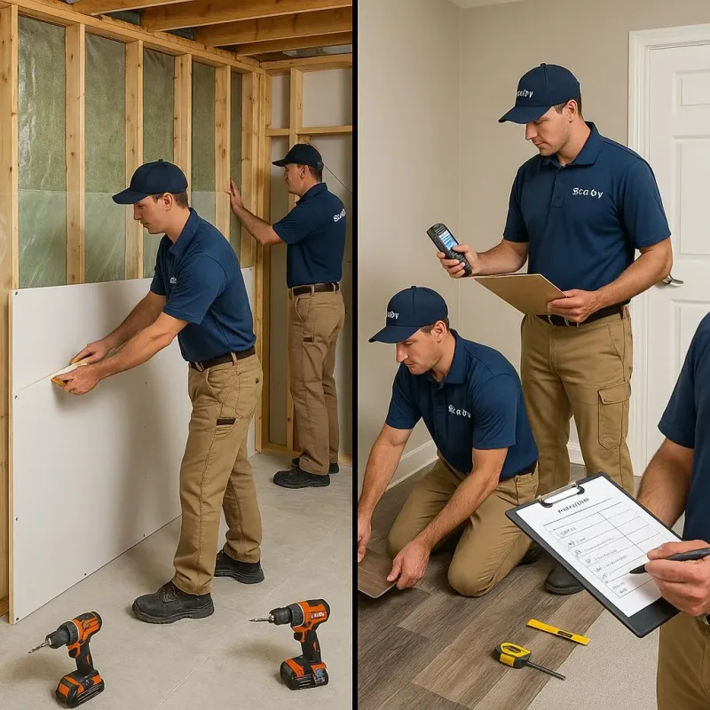 Repairs and Reconstruction process in City of Charlottesville, VA